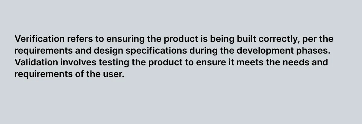 verifications